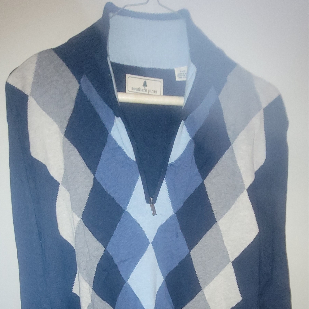 Southern Pines Argyle Sweater